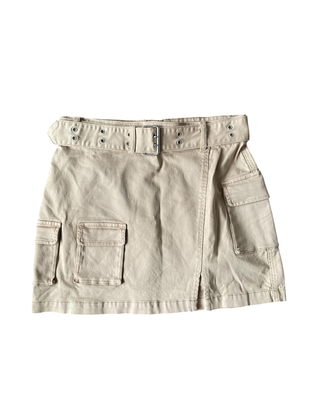 Juicy Couture Nomad Brown Cargo Mini Skirt Size 32 Y2K Utility NWT